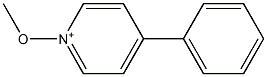 1-Methoxy-4-phenylpyridinium 구조식 이미지