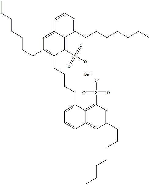 Bis(3,8-diheptyl-1-naphthalenesulfonic acid)barium salt 구조식 이미지