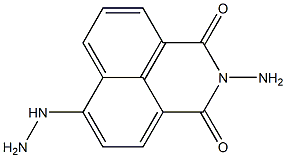 6-Hydrazino-2-amino-1H-benzo[de]isoquinoline-1,3(2H)-dione Structure