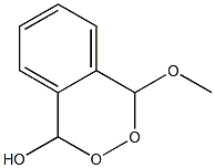 4-Methoxy-1,4-dihydro-2,3-benzodioxin-1-ol 구조식 이미지