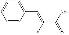 2-Fluoro-3-phenylpropenamide 구조식 이미지