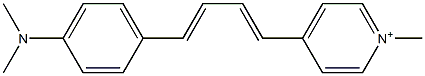 4-[4-[4-(Dimethylamino)phenyl]-1,3-butadienyl]-1-methylpyridinium Structure