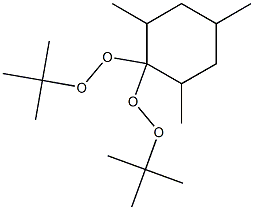 2,4,6-Trimethyl-1,1-bis(tert-butylperoxy)cyclohexane 구조식 이미지