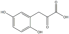 (2,5-Dihydroxyphenyl)pyruvic acid 구조식 이미지