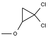 1,1-Dichloro-2-methoxycyclopropane 구조식 이미지