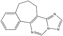 5,6-Dihydro-4H-1,3,11,12a-tetraazabenzo[3,4]cyclohept[1,2-e]indene 구조식 이미지