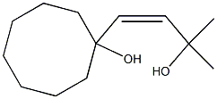 1-[(Z)-3-Hydroxy-3-methyl-1-butenyl]cyclooctan-1-ol Structure