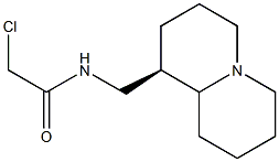 N-[[(1R)-Octahydro-2H-quinolizin]-1-ylmethyl]-2-chloroacetamide Structure