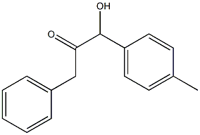 1-Phenyl-3-(4-methylphenyl)-3-hydroxypropan-2-one 구조식 이미지