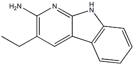 3-Ethyl-9H-pyrido[2,3-b]indol-2-amine 구조식 이미지