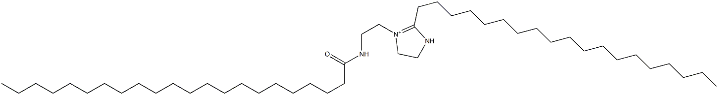 1-[2-(Docosanoylamino)ethyl]-2-nonadecyl-1-imidazoline-1-ium 구조식 이미지