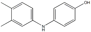 p-(3,4-Dimethylanilino)phenol Structure