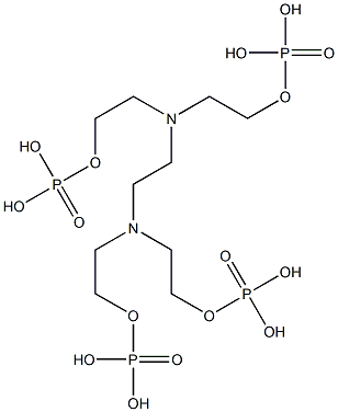 3,6-Bis[2-(phosphonooxy)ethyl]-3,6-diazaoctane-1,8-diol 1,8-bis(dihydrogen phosphate) Structure