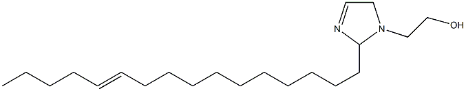 2-(11-Hexadecenyl)-3-imidazoline-1-ethanol Structure