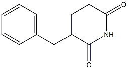 3-(Benzyl)piperidine-2,6-dione Structure
