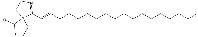 1-Ethyl-1-(1-hydroxyethyl)-2-(1-octadecenyl)-2-imidazoline-1-ium 구조식 이미지