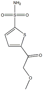 5-(Methoxyacetyl)thiophene-2-sulfonamide 구조식 이미지