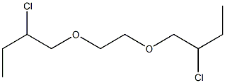 1,1'-[1,2-Ethanediylbis(oxy)]bis(2-chlorobutane) 구조식 이미지