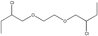 1,1'-[1,2-Ethanediylbis(oxy)]bis(2-chlorobutane) Structure