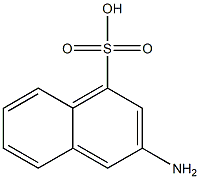 3-Amino-1-naphthalenesulfonic acid Structure