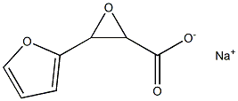 3-(2-Furyl)-2,3-epoxypropionic acid sodium salt Structure