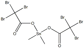 Dimethylbis(tribromoacetyloxy)stannane 구조식 이미지