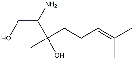 2-Amino-3,7-dimethyl-6-octene-1,3-diol Structure