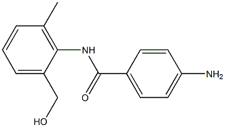 4-Amino-N-(2-hydroxymethyl-6-methylphenyl)benzamide Structure