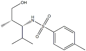 N-[(S)-1-[(R)-2-Hydroxy-1-methylethyl]-2-methylpropyl]-4-methylbenzenesulfonamide 구조식 이미지