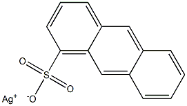 1-Anthracenesulfonic acid silver(I) salt 구조식 이미지