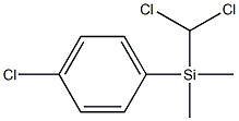 (Dichloromethyl)dimethyl(4-chlorophenyl)silane 구조식 이미지