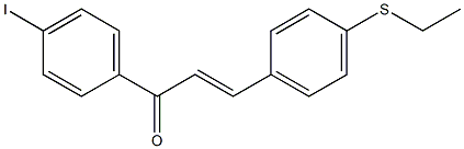 4-((Ethylthio))-4'-iodochalcone 구조식 이미지