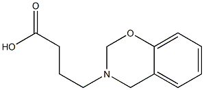 4-[[3,4-Dihydro-2H-1,3-benzoxazin]-3-yl]butyric acid Structure