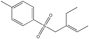 2-Ethyl-1-tosyl-2-butene Structure