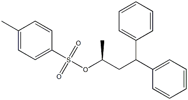 (-)-p-Toluenesulfonic acid (S)-4,4-diphenylbutane-2-yl ester Structure