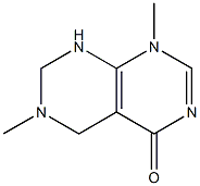 1,6-Dimethyl-5,6,7,8-tetrahydropyrimido[4,5-d]pyrimidin-4(1H)-one 구조식 이미지