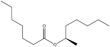 (-)-Heptanoic acid (R)-1-methylhexyl ester 구조식 이미지