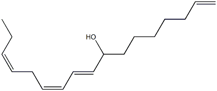 (9E,11Z,14Z)-1,9,11,14-Heptadecatetren-8-ol Structure