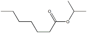 Heptanoic acid isopropyl ester 구조식 이미지