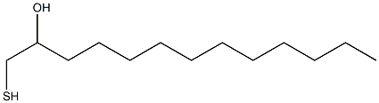 1-Mercapto-2-tridecanol Structure