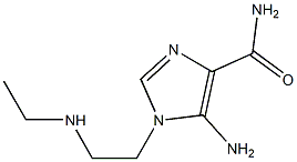 5-Amino-1-[2-(ethylamino)ethyl]-1H-imidazole-4-carboxamide 구조식 이미지