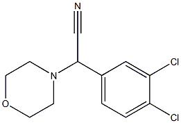 3,4-Dichlorophenylmorpholinoacetonitrile 구조식 이미지