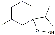 3-Methyl-1-isopropylcyclohexyl hydroperoxide Structure