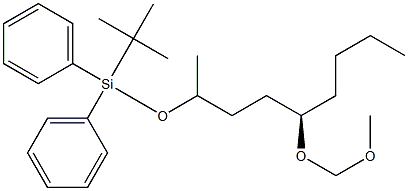 (4R)-4-(Methoxymethoxy)methyl-1-(tert-butyldiphenylsiloxy)octane Structure