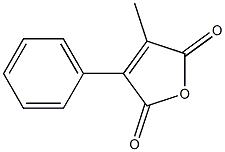 3-Phenyl-4-methylfuran-2,5-dione 구조식 이미지