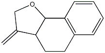 3-Methylene-2,3,3a,4,5,9b-hexahydronaphtho[1,2-b]furan Structure