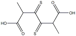 2,5-Dimethyl-3,4-dithioxohexanedioic acid Structure