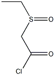 (Ethylsulfinyl)acetic acid chloride 구조식 이미지