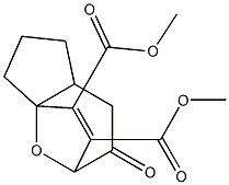 2,3,6,7,8,8a-Hexahydro-7-oxo-3a,6(1H)-epoxyazulene-4,5-dicarboxylic acid dimethyl ester 구조식 이미지