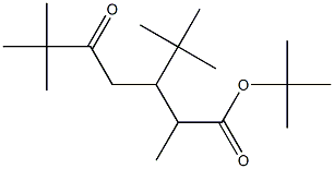 3-tert-Butyl-2,6,6-trimethyl-5-oxoheptanoic acid tert-butyl ester Structure